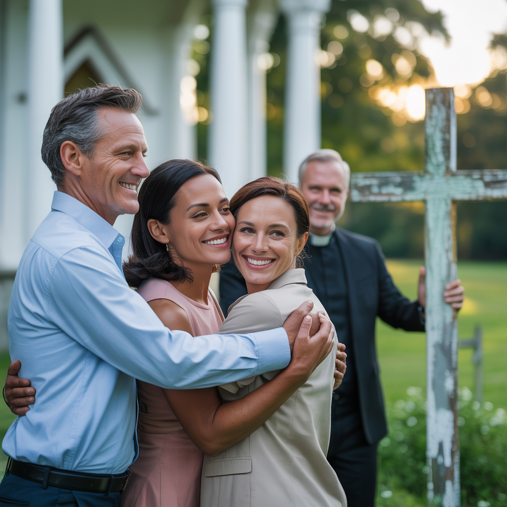 Hands raised in worship