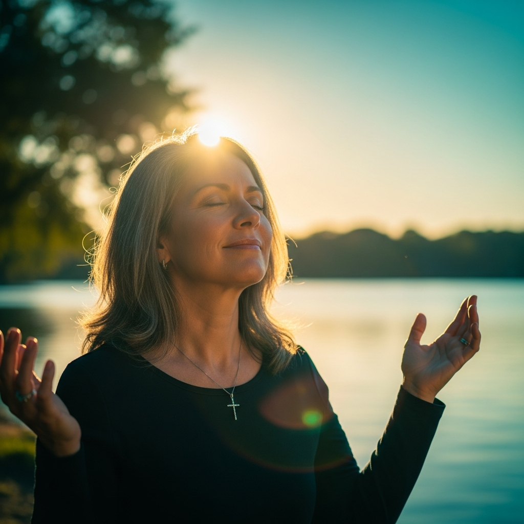 Notebook with short prayer lines